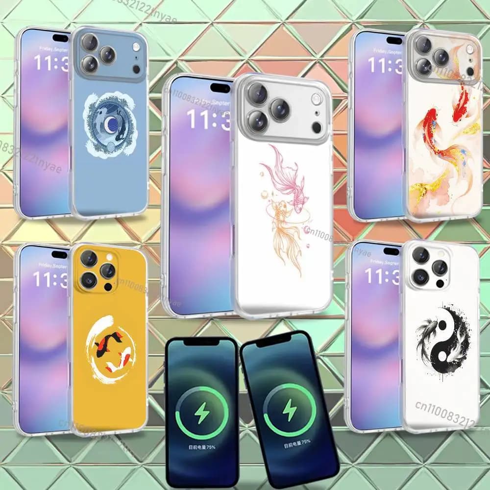 Custodia Magnetica Smerigliata per iPhone con Motivo Fiore di Magnolia, Compatibile con Magsafe, per Modelli 17, 12, 11, 14, 13, 15, 16, Plus, Air, Pro, Max, E, Mini