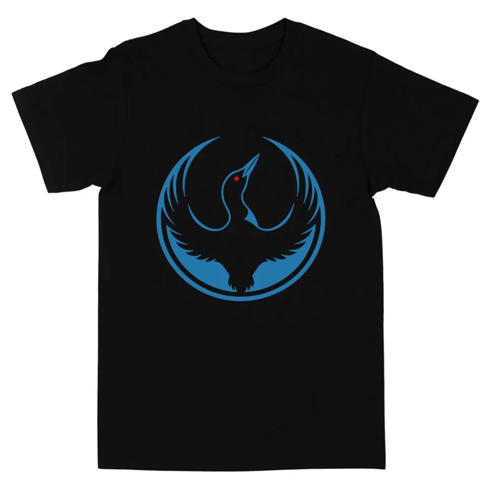 T-shirt Unisex in Cotone con Stampa Grafica Rebel Loon, Manica Corta, Collo Tondo, Stile Streetwear Estivo per Uomo e Donna