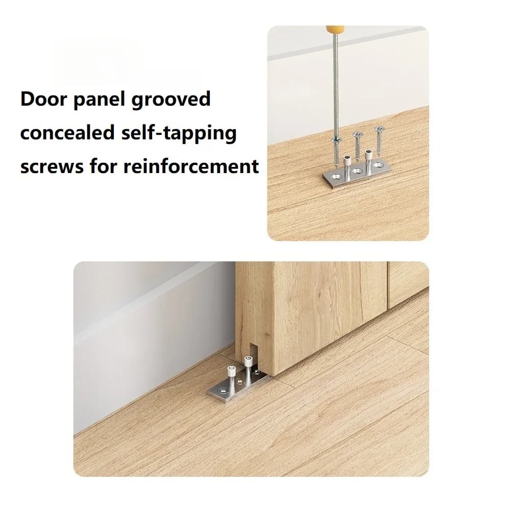 Barn Door Installation Barn Door Guide Pendulum Mechanism For Doors Metal Guide Sliding Track Stopper Carbon Steel Parts