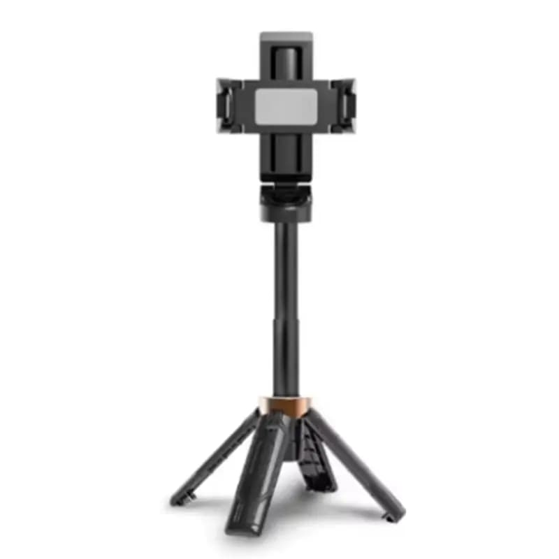 AED6-Selfie Stick Supporto per fotocamera portatile scalabile per telefono cellulare Quadripod piano regolabile in altezza Bluetooth