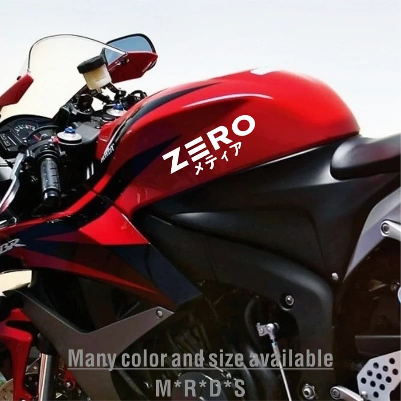 ZERO JDM decalcomanie per moto decorazione per casco adesivi per carrozzeria per auto a motore