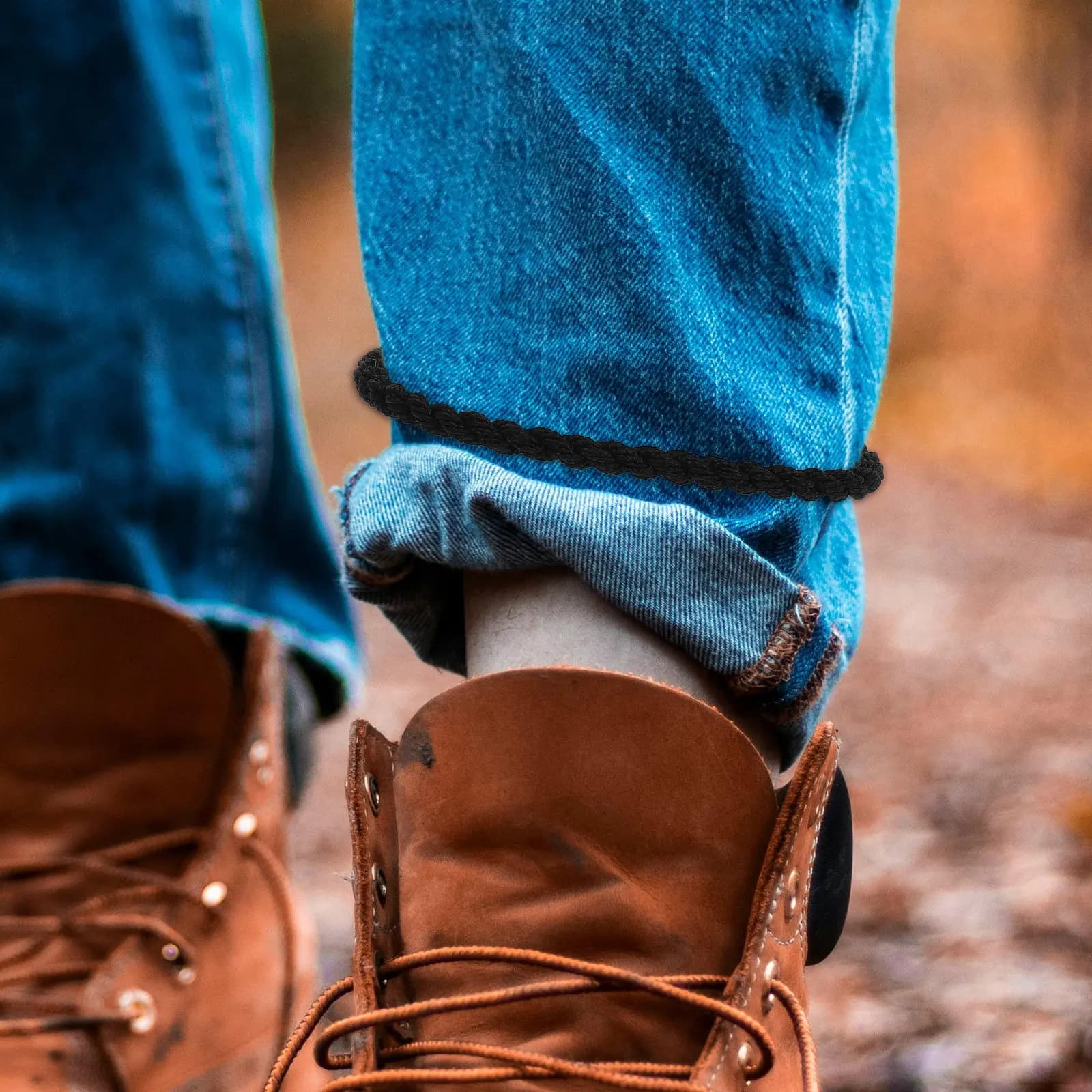 12 Pezzi Cinghie Elastiche per Stivali da Uomo e Donna per Uso Esterno con Ganci Metallici Resistenti, Cinghie per Gambe per Escursionismo, Campeggio, Arrampicata, Corsa