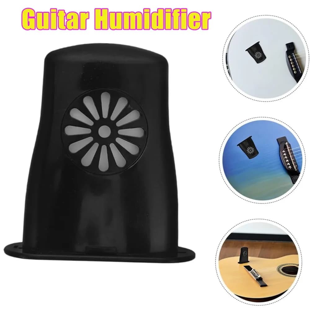 Umidificatore per Chitarra Acustica e Ukulele, Umidificatore per Foro Sonoro Universale, Strumento Silenzioso per la Cura dell'Strumento e Prevenzione delle Crepe