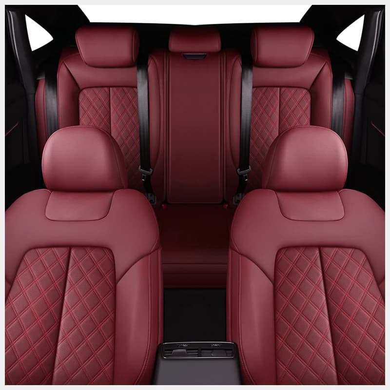 Custom Waterproof Leather Auto Accessories Car Seat Cover Tesla Model 3 Y