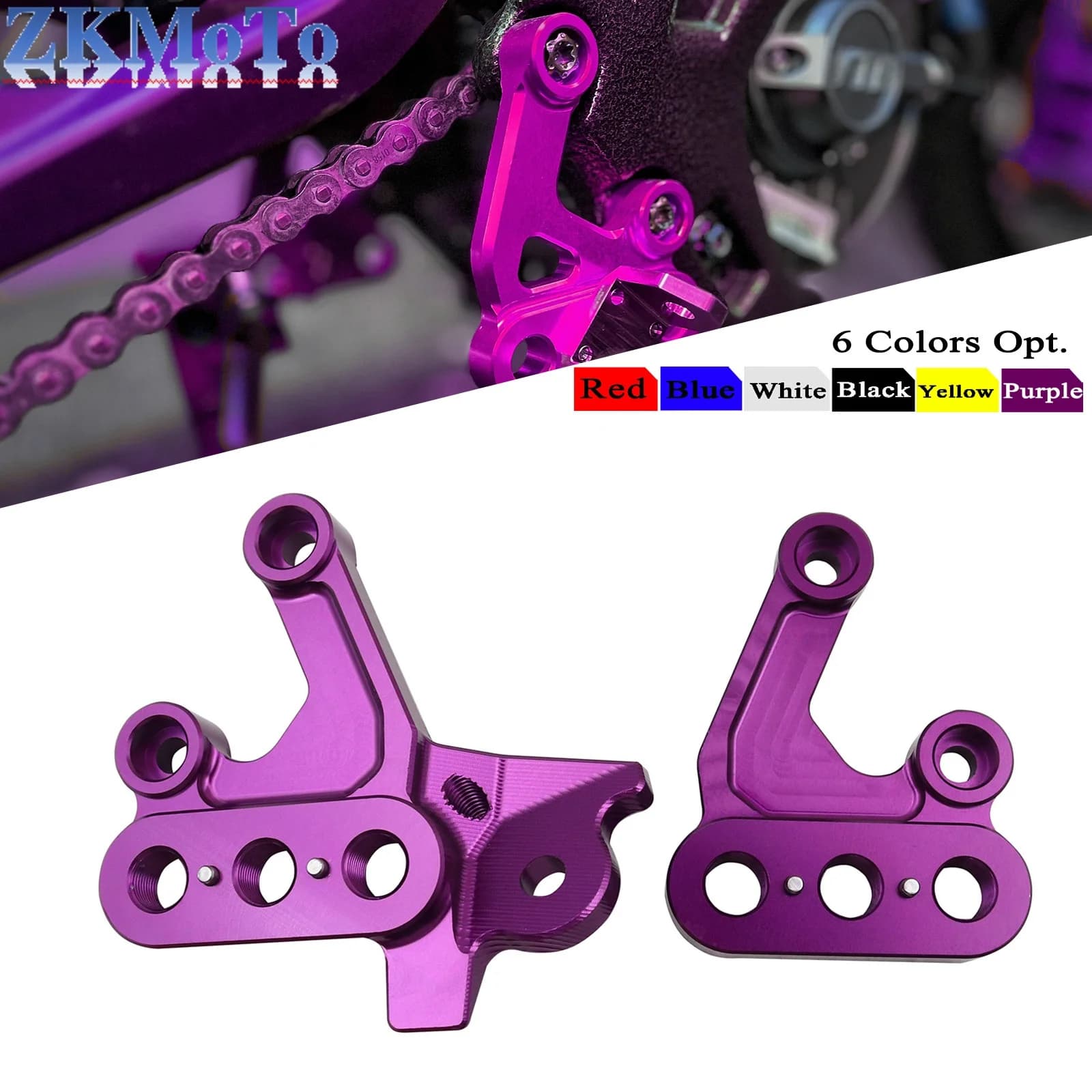 Moto Elettrica CNC Pedane Staffa di Fissaggio Poggia Pedale Staffa di Supporto di Montaggio Per Surron SurRon Sur Ron Light Bee X & S