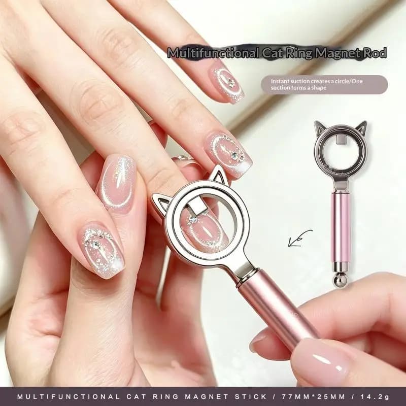 Hollow Cat Eye Magnet New Strong Upgrade 3-Second Fast Black Hole Effect Gel Polish DIY Nail Art Manicure