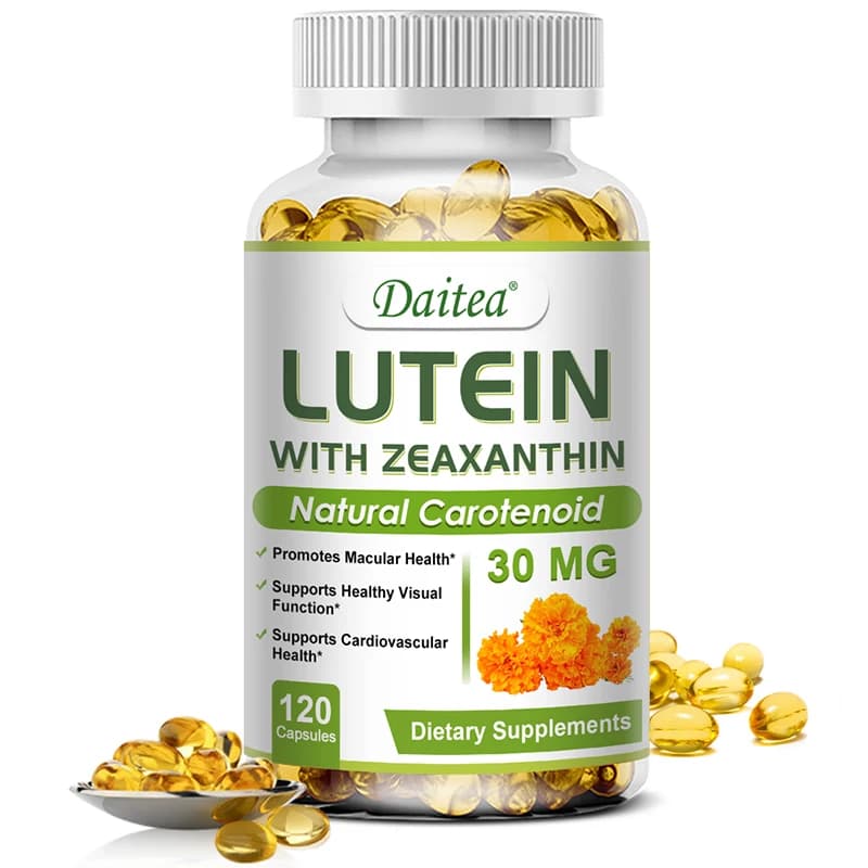 Lutein Eye Supplement: containing vitamins, zeaxanthin extract, improves eye edema, improves sight health, eyes health