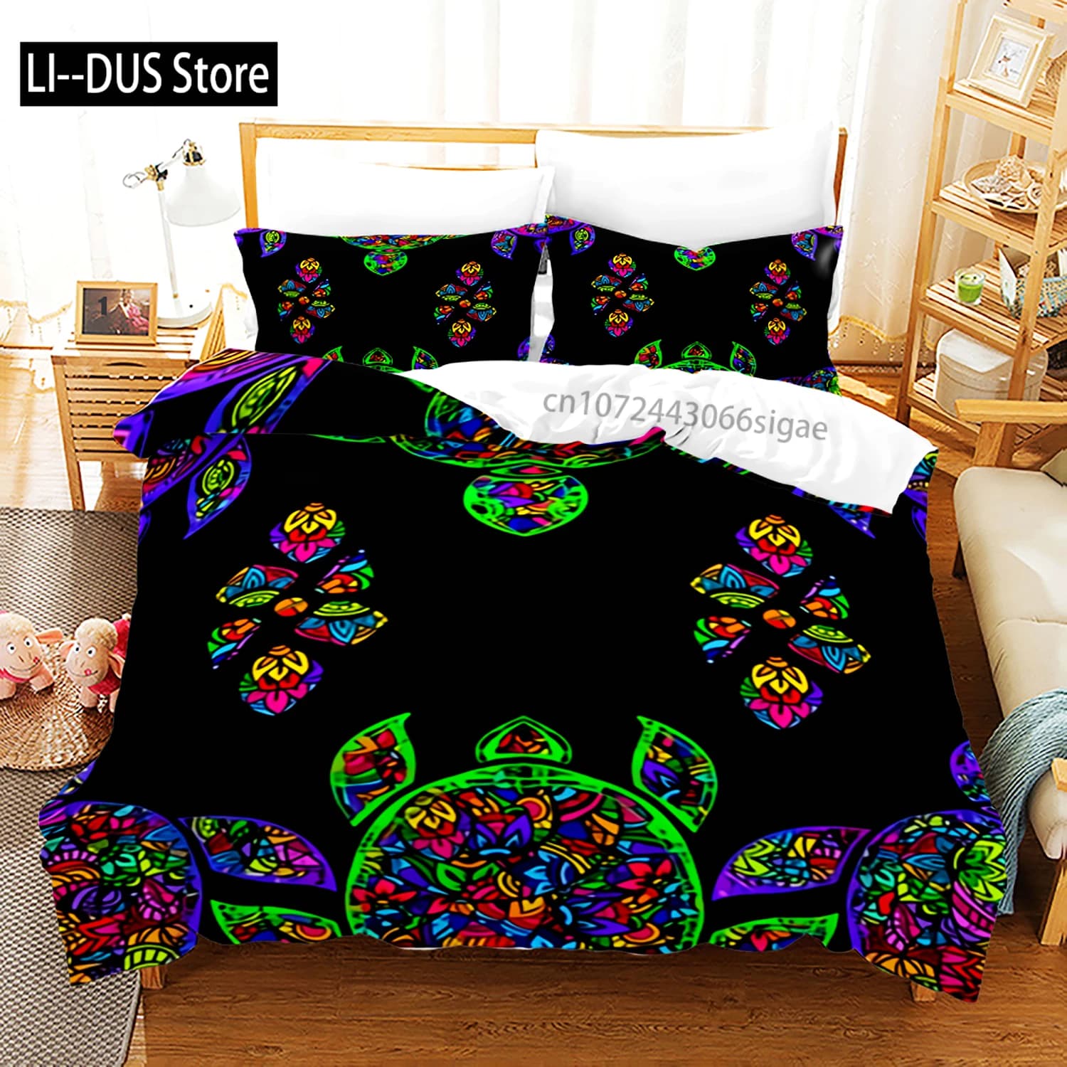 Ocean Duvet Covers Blue Sea Turtle Comforter Cover Set Nautical Bedding Set For Kids Boys Girls Sea Dreamcatcher Animal Bedroom