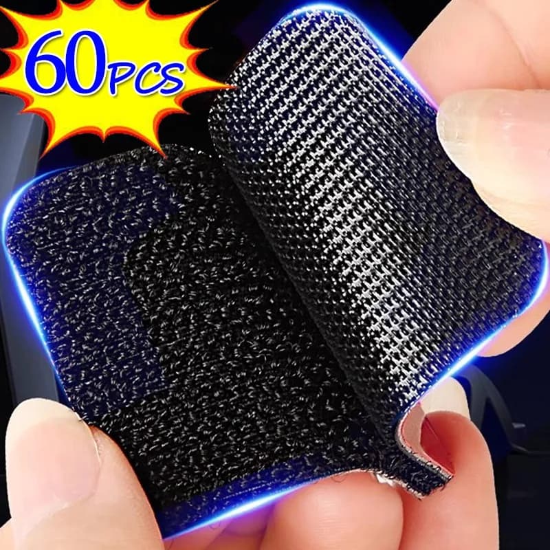 Toppa adesiva a doppia faccia Adesivi per fissaggio tappeti per auto Tappetini per ufficio domestico Tappeti Impugnatura antiscivolo Nastro in nylon Gancio e anello
