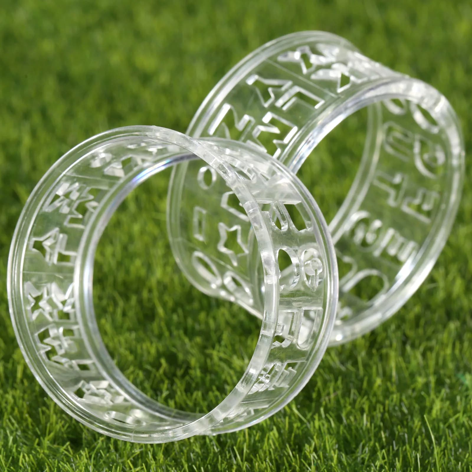 1PC Plastic Golf Ball Letters Alphabet Liner Line Marker Transparent Template Monogrammer Drawing Mark Tools Golf Training Aids