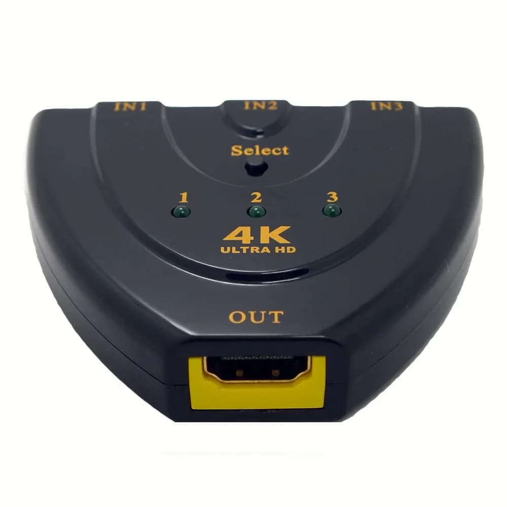Mini 4K x 2K @ 3048 3 ingressi 1 porta di uscita Splitter Switcher Switch compatibile HDMI per PC Media Box lettore DVD per proiettore TV S03