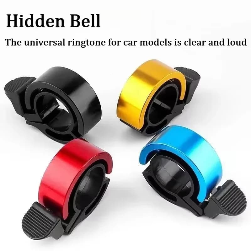 2026 Hot Bicycle Bell with Loud Sound MTB Alloy Bike Horn, Handlebar Ring Alarm Cycling Accessories for Mountain Road Bike 22mm
