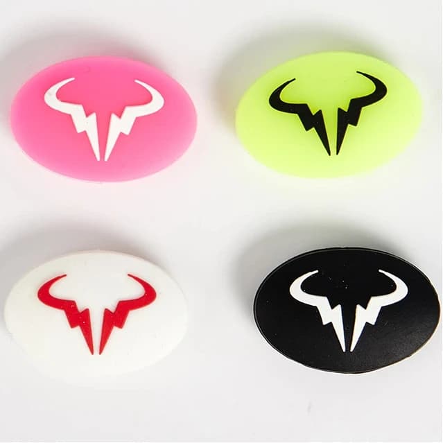 Vibration shock absorbers for cartoon tennis rack, durable silicone