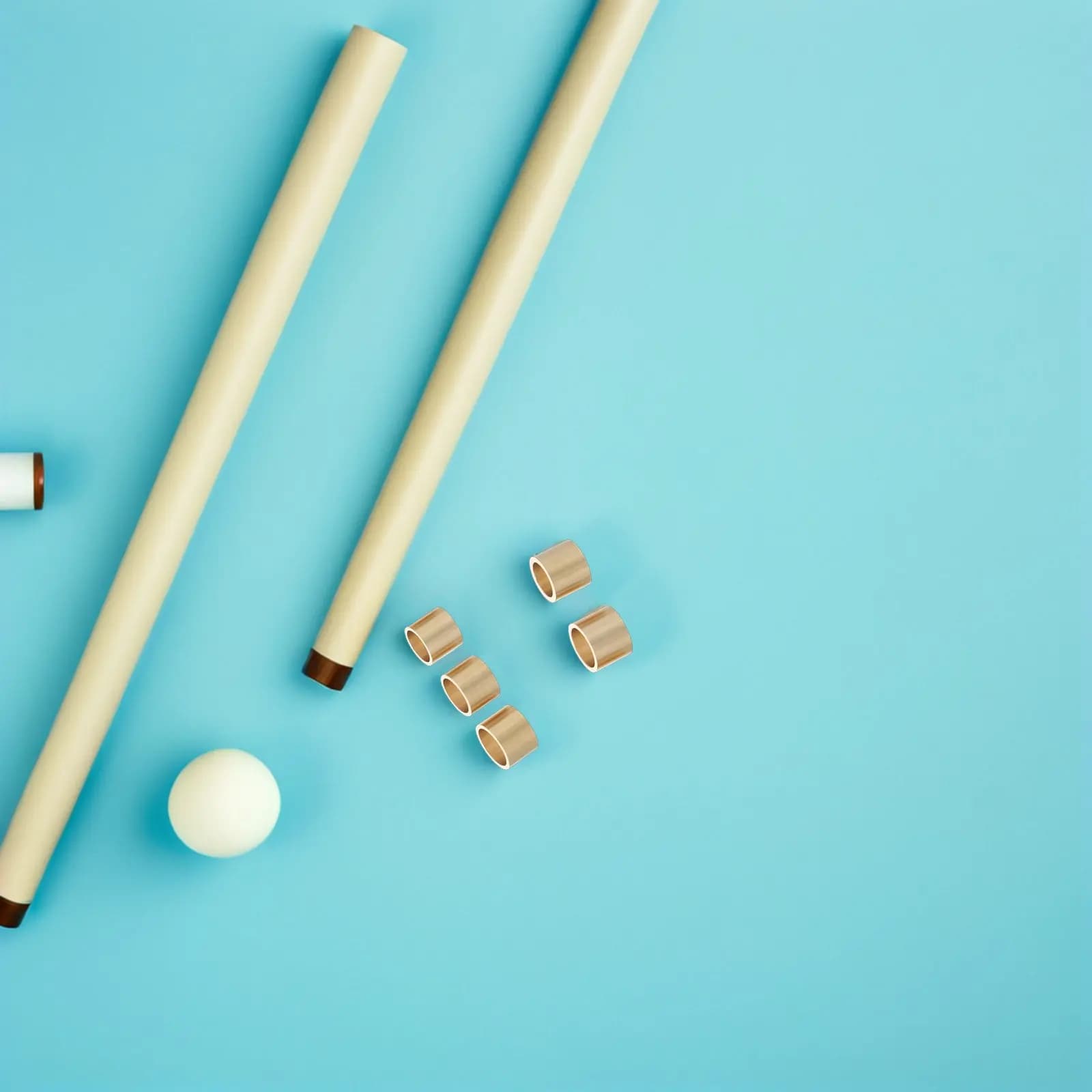 Kit di 10 Punte di Ricambio per Stecche da Biliardo, Parti di Ricambio e Accessori per Connettori da Biliardo