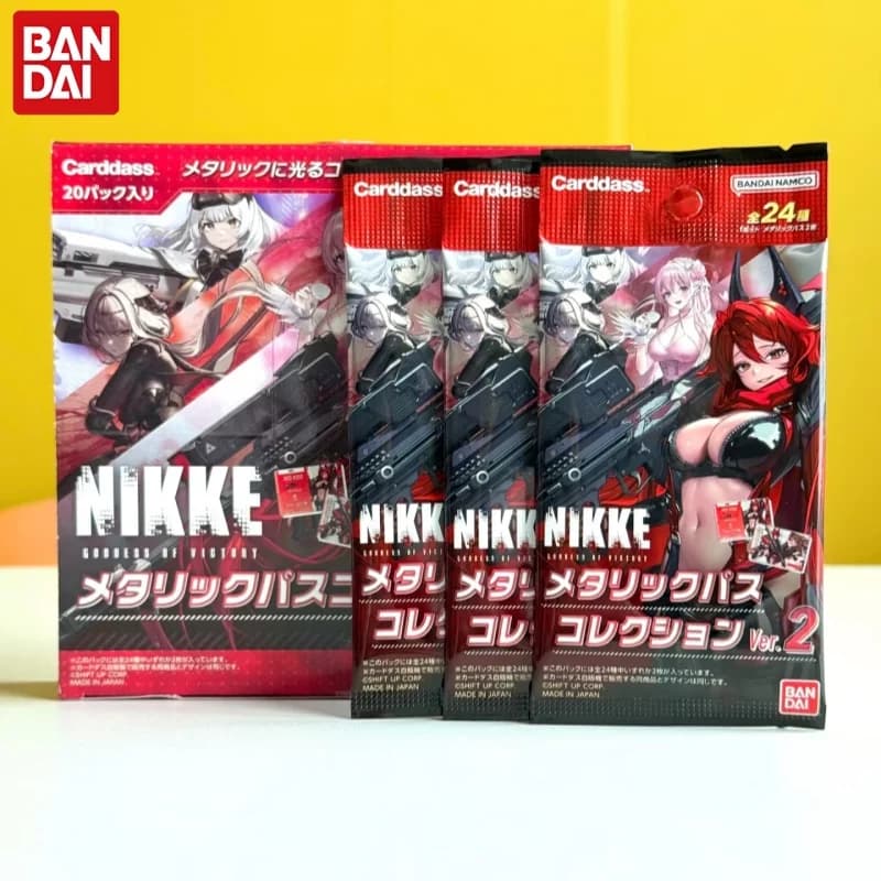 Bandai Official Goddess Of Victory Nikke Metal Collection Cards Vol 2 Oggetti da collezione di anime e giochi per i fan di ACGN e i collezionisti di carte