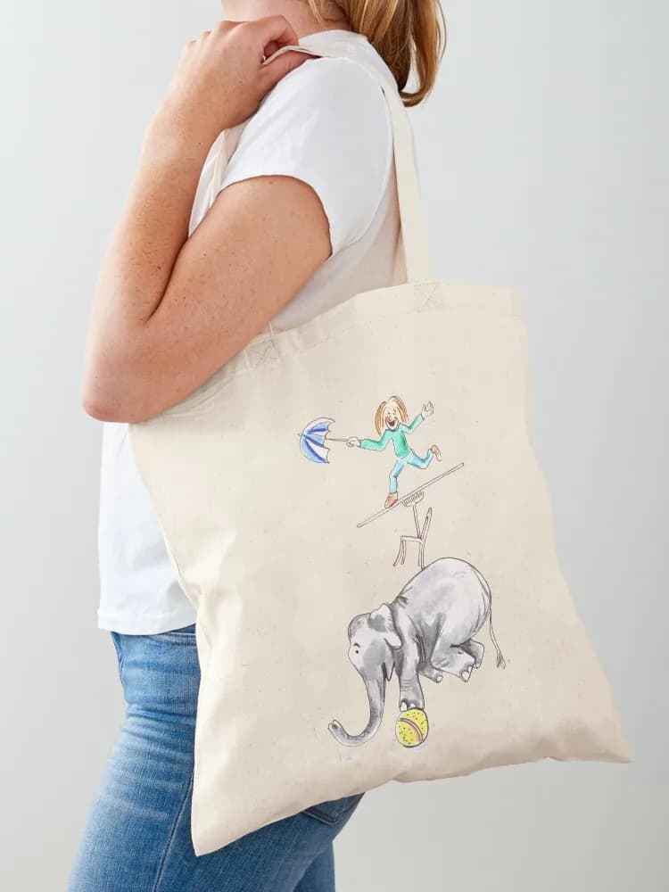 Equilibrando tutto: borsa tote con design doodle quotidiano, borse riutilizzabili per la spesa, borse da donna 2025, borsa da donna, borsa regalo