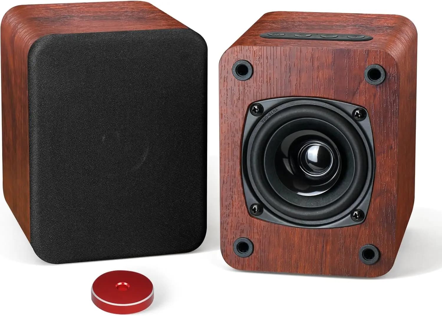 Bluetooth Speakers for turntables with AUX Input and 45 RPM Adapter for Vinyl Disc Readers