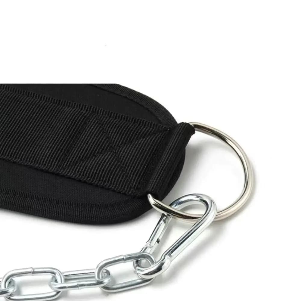 Double Layered Weighted Pull-up Belt Flats with Thickened Barbell Belt Weightlift Belt Adjustable Weighted Muscle Belt