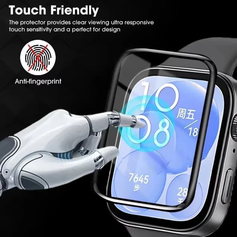 1-5 pezzi pellicola curva 9D per Huawei Watch fit 3 fit 4 protezione schermo SmartWatch non in vetro copertura completa per Huawei Watch Fit 4Pro 3