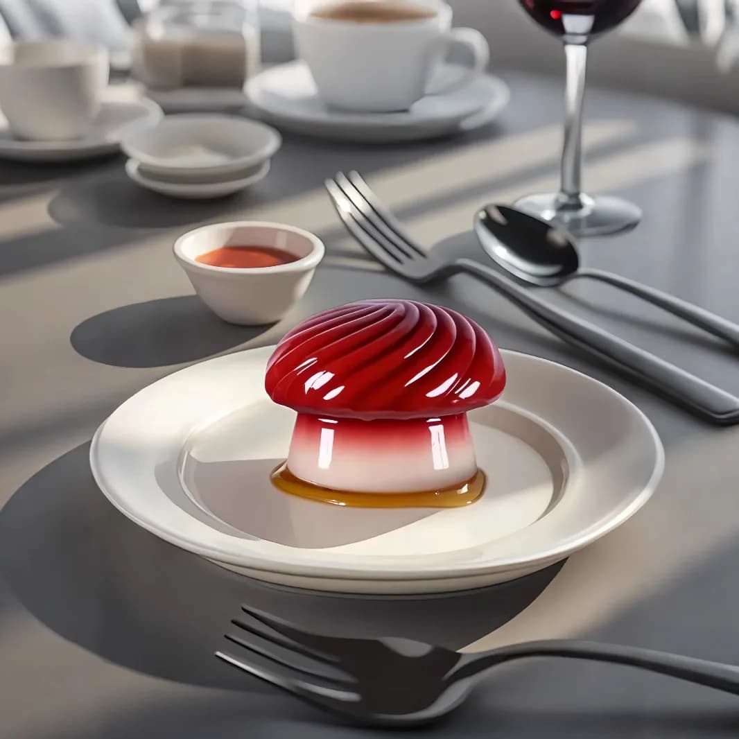 Stampo in silicone a fungo a spirale, gonna fai da te budino cioccolato forno stampo per torta mousse gratuita, stampo per cottura di gelato, utensile da cucina
