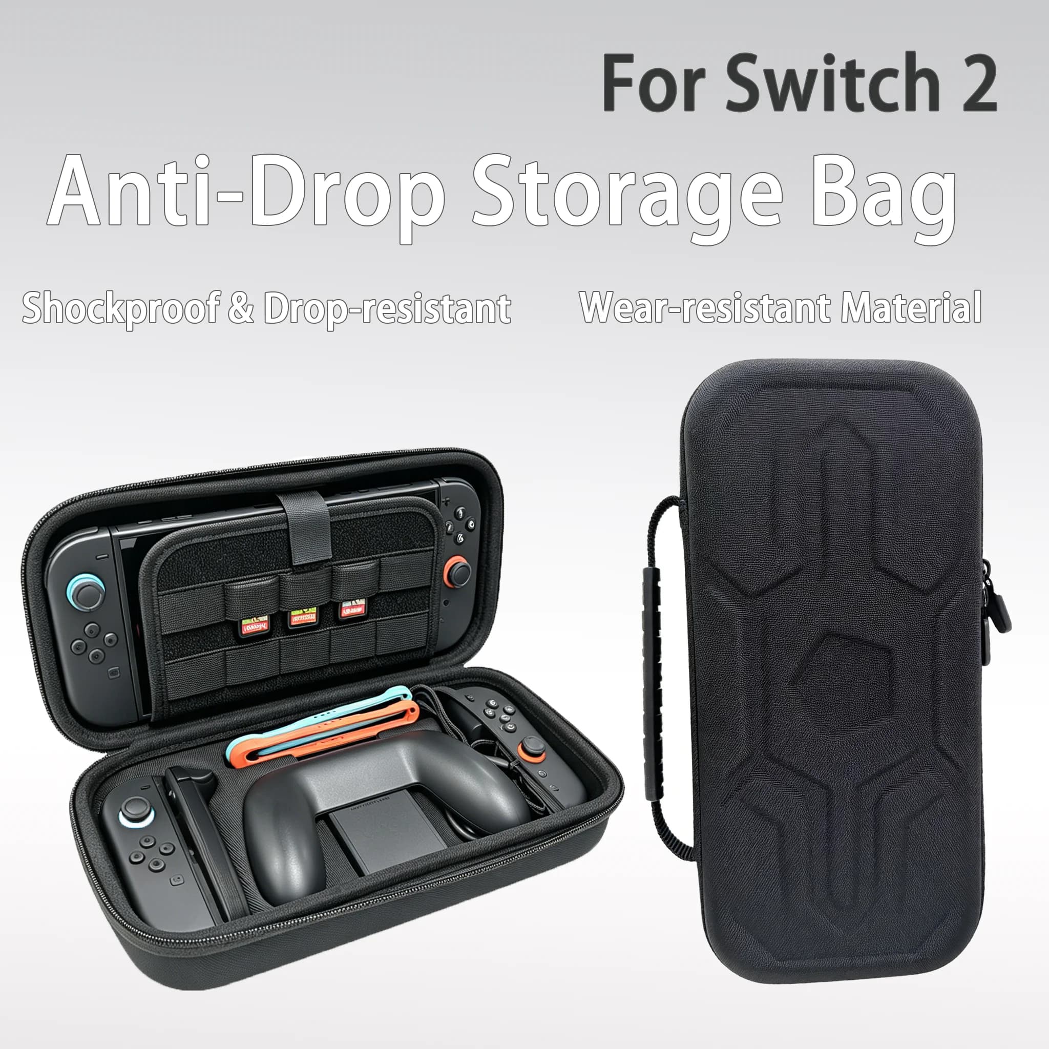 Borsa Protettiva per Switch 2, Custodia Antiurto Antipolvere a Forma di Mecha, Borsa da Trasporto per Console da Gioco per Viaggi all'Aperto