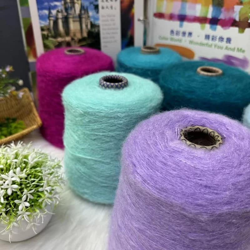 1 Regiment Of 500 Grams Of Ultra-Soft Mohair Wool Close To The Body Without Sticking Hand-Knitted Scarves Sweater Yarn