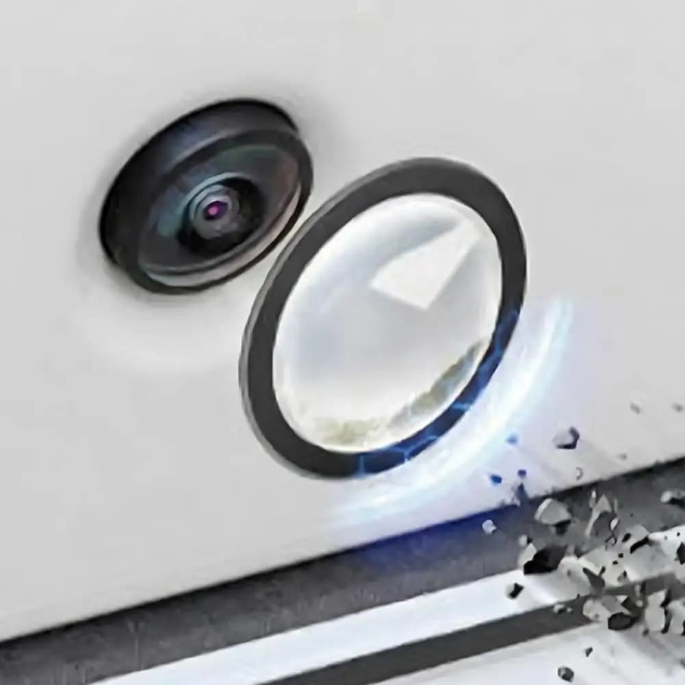 Anti-scratch Glass Protector Car Camera Lens Protector with 9h Hardness Scratch Resistance Waterproof Camera for Tesla
