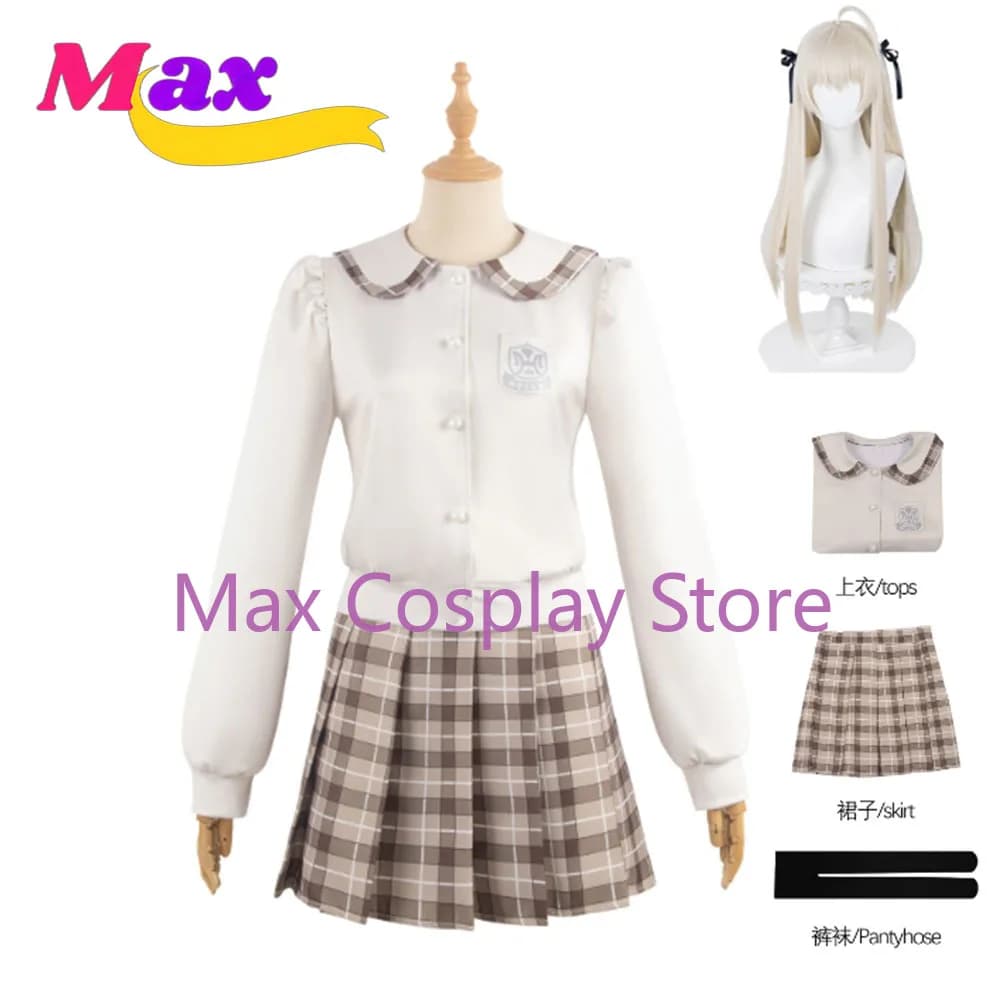 Costume da Marinaio di Halloween per Cosplay di Sora Kasugano da Yosuga no Sora, Personalizzabile