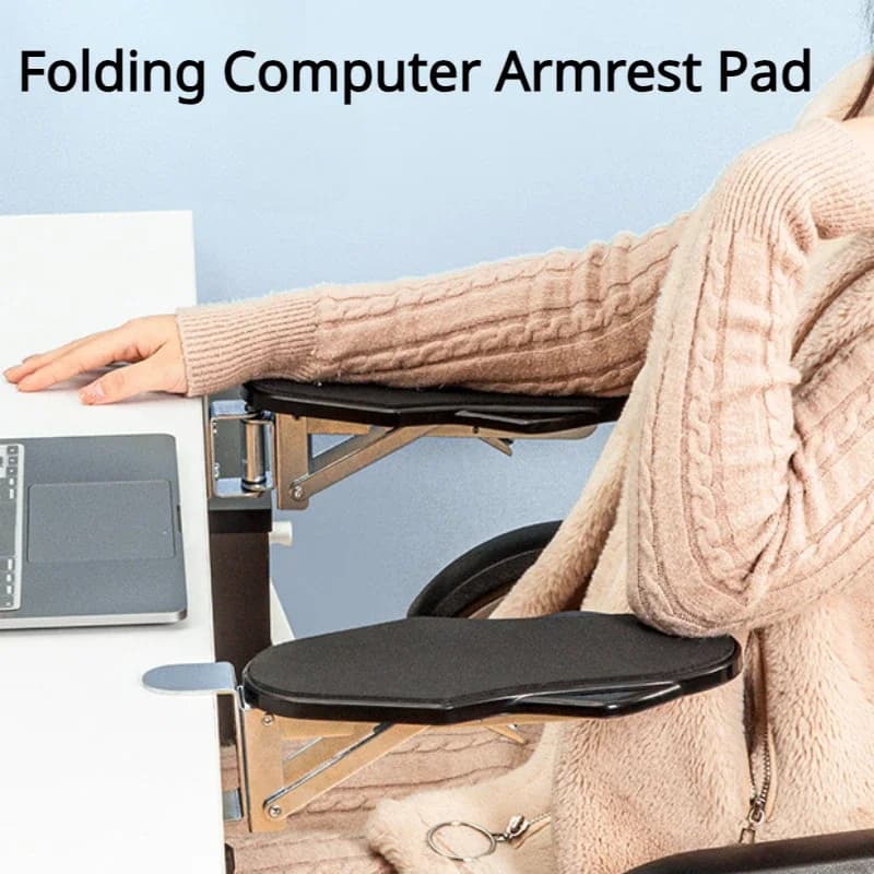 Bracciolo Pad scrivania supporto da tavolo per Computer bracciolo del Mouse poggiapolsi estensione del Desktop spalla della mano proteggi la tavola attaccabile Mousepad