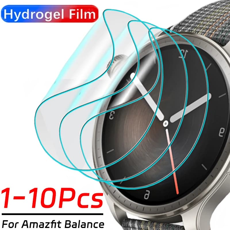 Per Amazfit Balance HD pellicole protettive per schermo morbide trasparenti pellicole protettive antigraffio in idrogel per Smartwatch Amazfit Balance