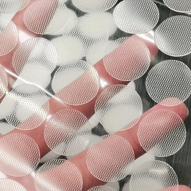 10mm 500 paia di adesivi murali rotondi ultrasottili trasparenti autoadesivi con velcro forte per asilo nastro magico con velcro