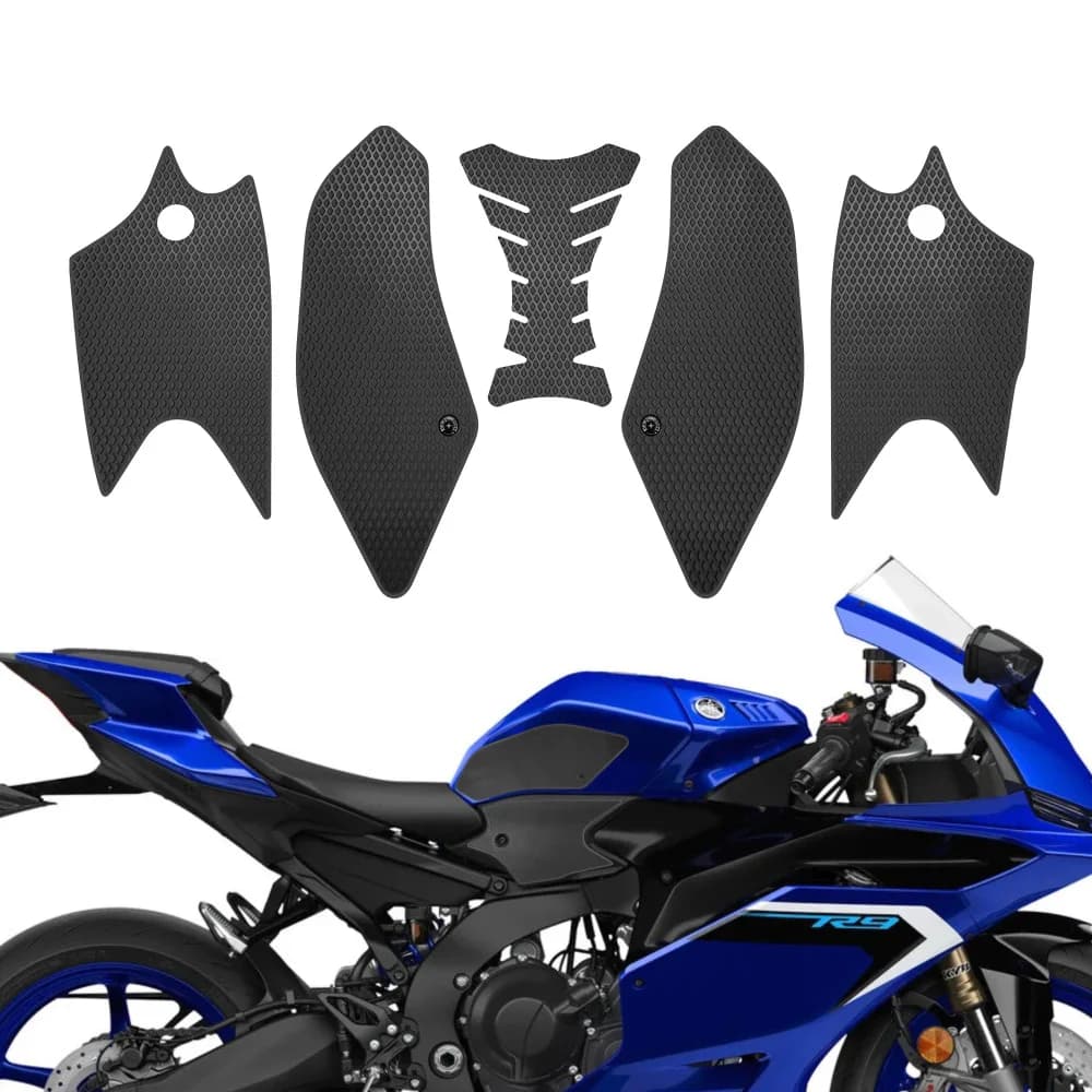 For Yamaha YZF R9 2025 to 2027 Motorcycle Tank Traction Pad Anti Slip Sticker Gas Knee Grip Protector