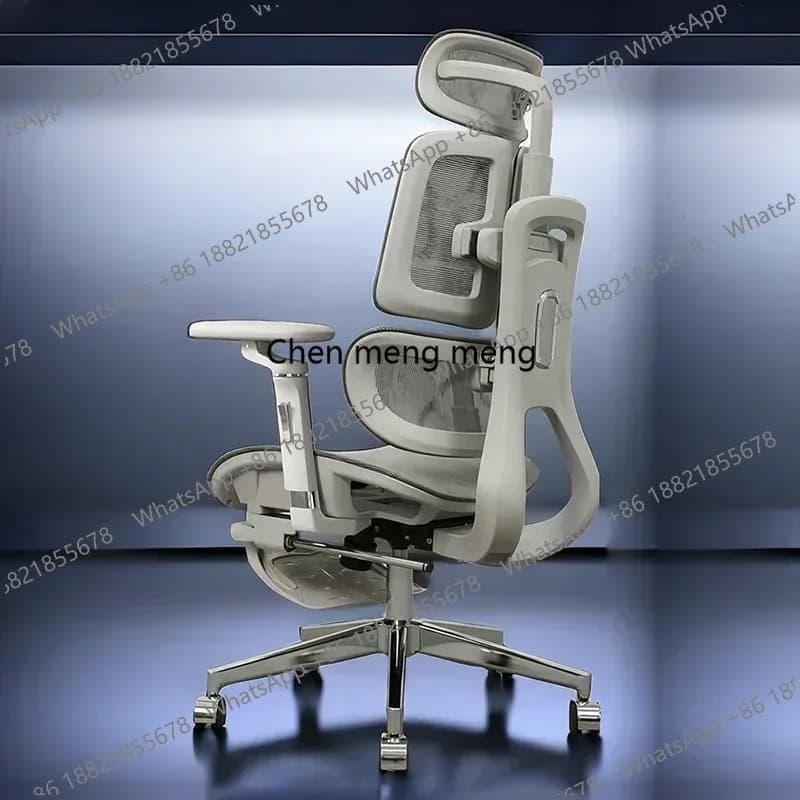 Sedia da gaming ergonomica per computer, comoda sedia da ufficio reclinabile e regolabile per lunghe sedute, semplice arredamento per camera da letto e salone