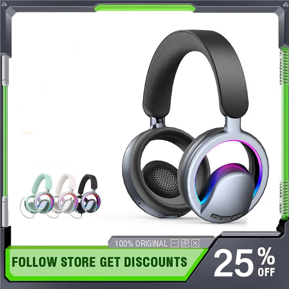 Cuffie IQTZ B16 Wireless Bluetooth con Design Ergonomico, Lunga Durata della Batteria, Comode da Indossare, per Esports, Gaming e Ufficio