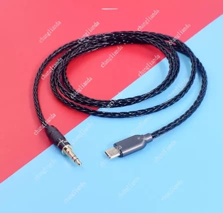 Cavo di aggiornamento USB-C a 3,5 mm/4,4 mm per audio bilanciato BW Px8 Px7 Pi7 Pi8