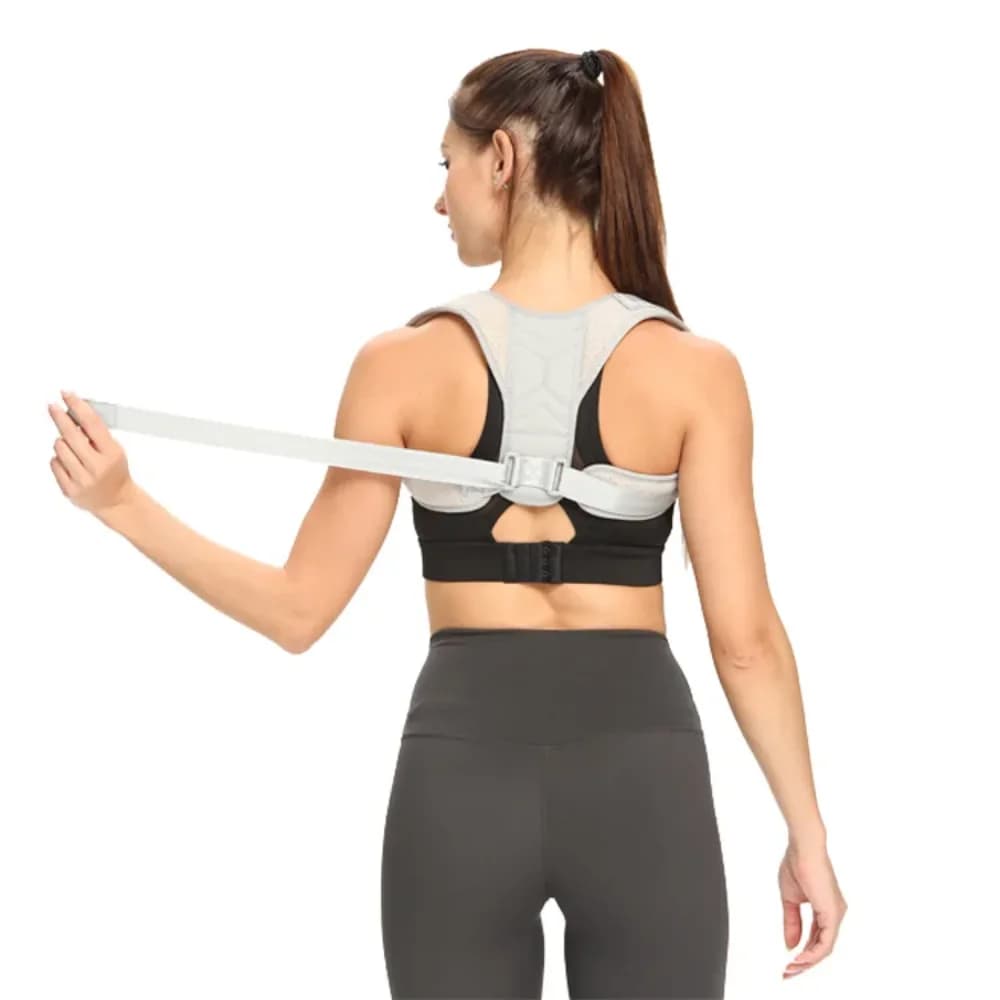 Cintura Correttiva Posturale Premium Regolabile per Schiena, Collo, Spalle e Clavicola, Supporto per Colonna Vertebrale, Riprofilezza il Corpo, per Casa, Ufficio e Sport