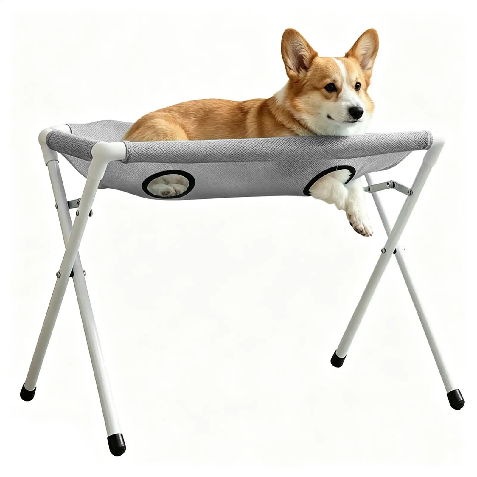 small Pet Nail Trimming Hammock Table Portable Cat Small Dog Grooming Stand Breathable Mesh Bathing Brushing Helper