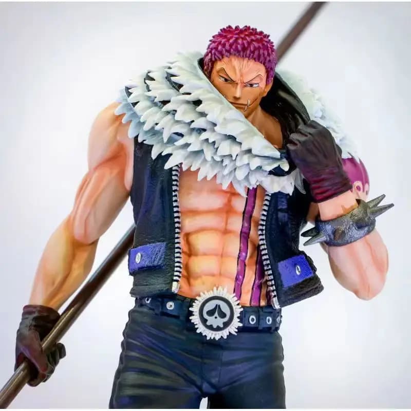 Nuovo Anime One Piece Charlotte Katakuri Action Figure 44 cm Gk Toy Model Holiday Ornament Regalo da collezione per i fan dell'animazione