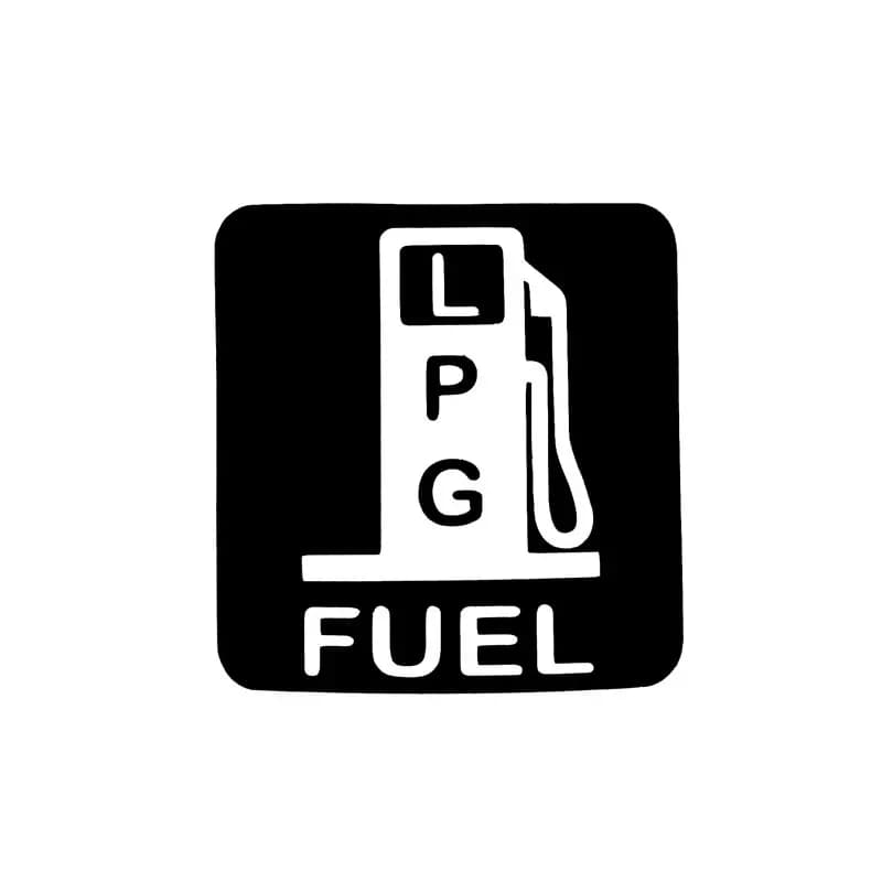 OFK Car Sticker benzina gpl Fuel decalcomania accessori decorativi protezione solare creativa PVC impermeabile,