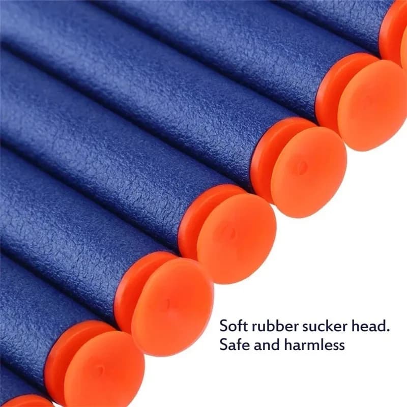 Dardi in Schiuma da 7,2 cm per Pistole Nerf, 100 Pezzi Proiettili con Punta a Ventosa, Munizioni Sicure di Alta Qualità per la Maggior Parte dei Blaster, Giocattolo per Bambini