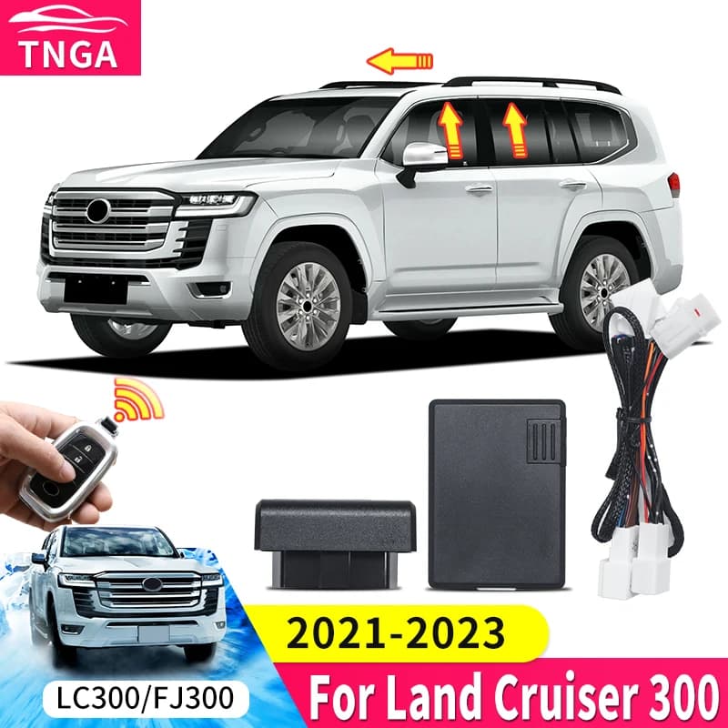 For Toyota Land Cruiser 300 LC300 J300 2021-2023 Auto Close Window Sunroof Lock Door OBD Module Smart Interior Upgrade Accessory