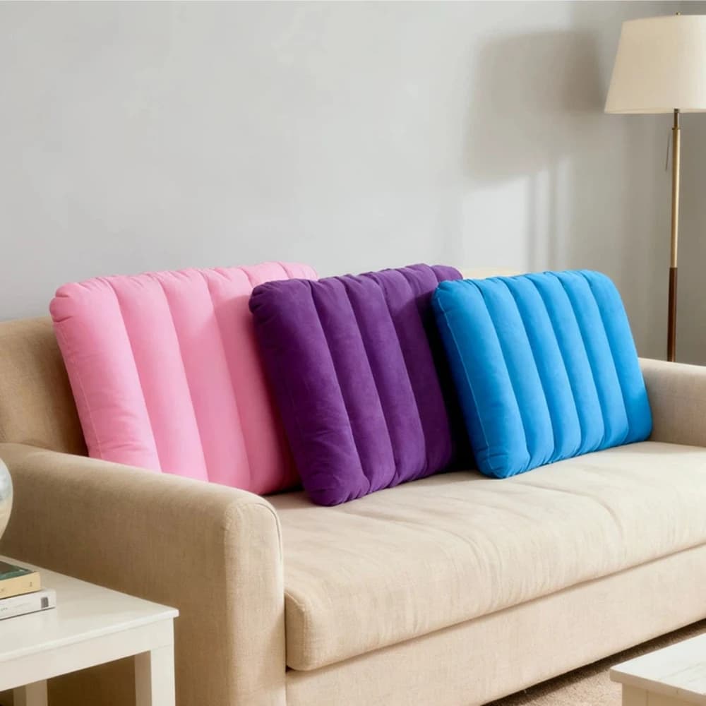 Cuscino a Righe 55x40, Morbido Cuscino per Divano Letto Soggiorno, Comodo Cuscino Lombare Decorativo, Cuscino, Supporto per la Schiena