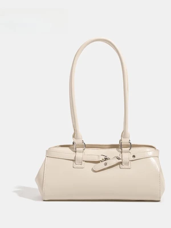 Borsa da Donna in Stile Moderno e Neutro, Nuova Moda 2025, Borsa di Lusso in Pelle da Portare Sotto il Braccio, Design Unico a Forma di Cuscino