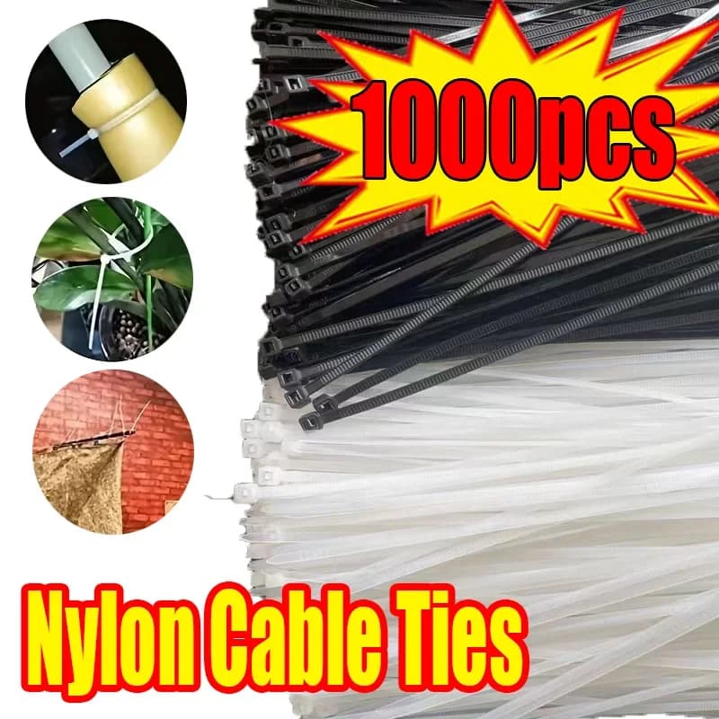 Collare di bloccaggio in plastica Fascette in plastica Morsetto Cavo di ormeggio Attacco Trilite in nylon Cintura in plastica Morsetto seghettato autobloccante