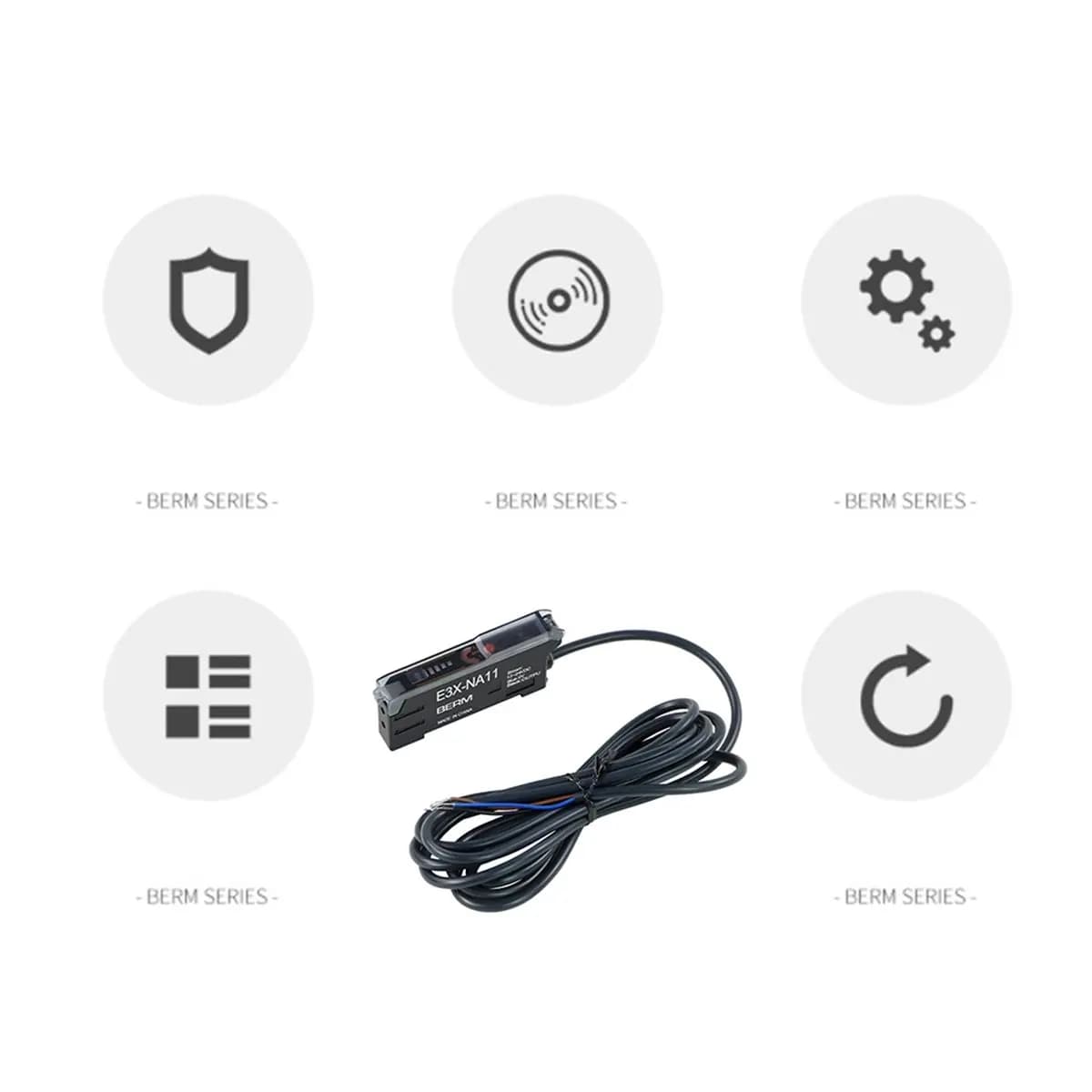 Fiber Optic Amplifier Sensor E3X-NA11 Through-Beam Diffuse Reflection Infrared Sensing Photoelectric Switch