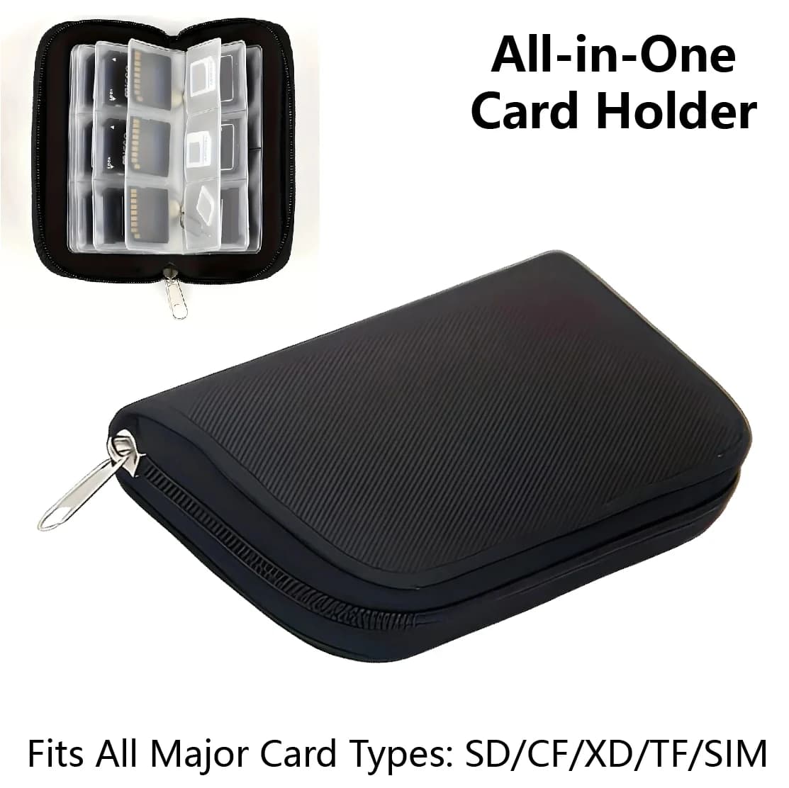 1 pz Custodia per scheda di memoria Custodia per trasporto Portafoglio 22 slot per CF/SD/Micro SD/SDHC/MS/DS Accessori per giochi scatola per scheda di memoria