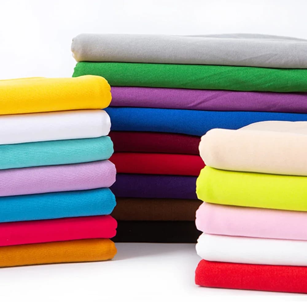 Tessuto in jersey elasticizzato a 4 vie tinta unita 50X165 cm per cucito fai da te Abito Tessile Abbigliamento sportivo T-shirt Sciarpa per la testa e decorazione della casa