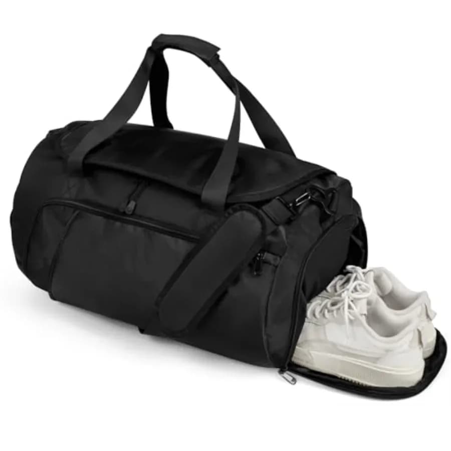 Borsa da palestra per uomo e donna con scomparto per scarpe e tasca impermeabile, borsa sportiva resistente all'acqua, borsa a tracolla, borsa messenger, bagaglio a mano.