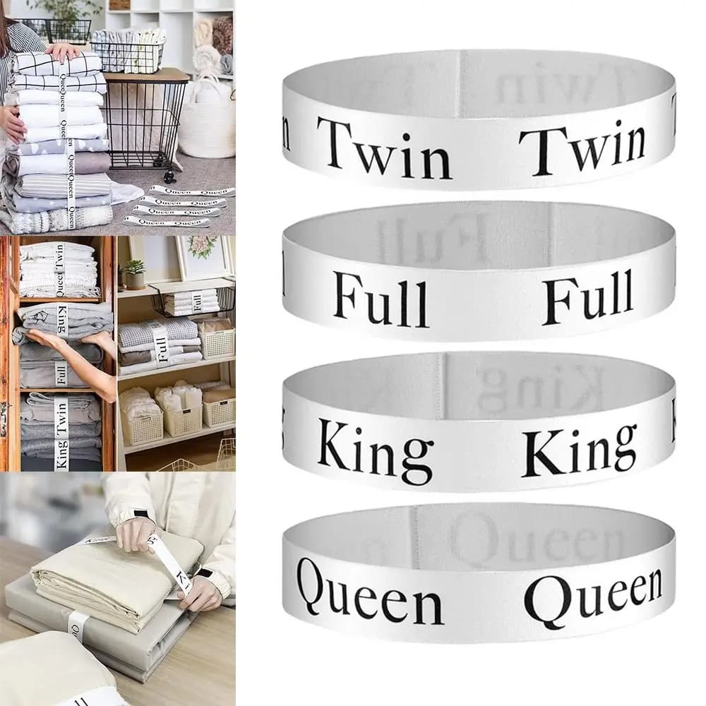 Spacious Straps to Organize Sheets, Armed Organization Grips, Sheet Conservation Bands