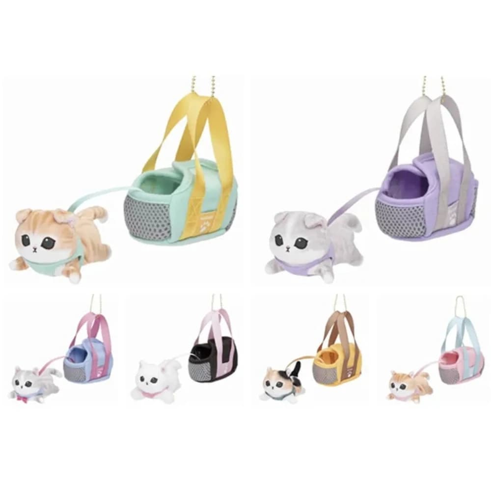 Portachiavi in Peluche Mofusand, Ciondolo a Forma di Gattino Carino per Zaino o Borsa, Morbido Portachiavi Animale, Regalo Creativo per Amanti dei Gatti